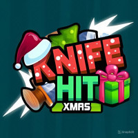 Play Knife Throw 3: Christmas Game now!