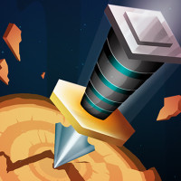 Play Helix Knife Throw 3D now!
