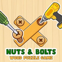 Play Nuts & Bolts Wood Puzzle Game now!